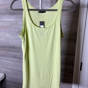 Nally & Millie Pale Lime Scoop Neck Tank 1067